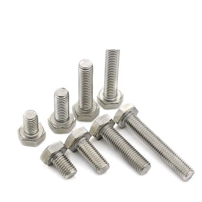 Boulon de sortilège de fil d'alliage de matériel de M50x150 Inconel 718 plein de GH 4169 d'attaches à hautes températures d'acier inoxydable