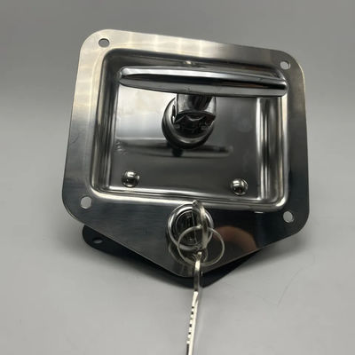 OIN en alliage de zinc 9001 de porte de Cabinet de serrure de boîte de camion de poignée en T